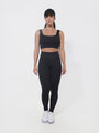 Conjunto ALIVAH Preto — top, legging e short